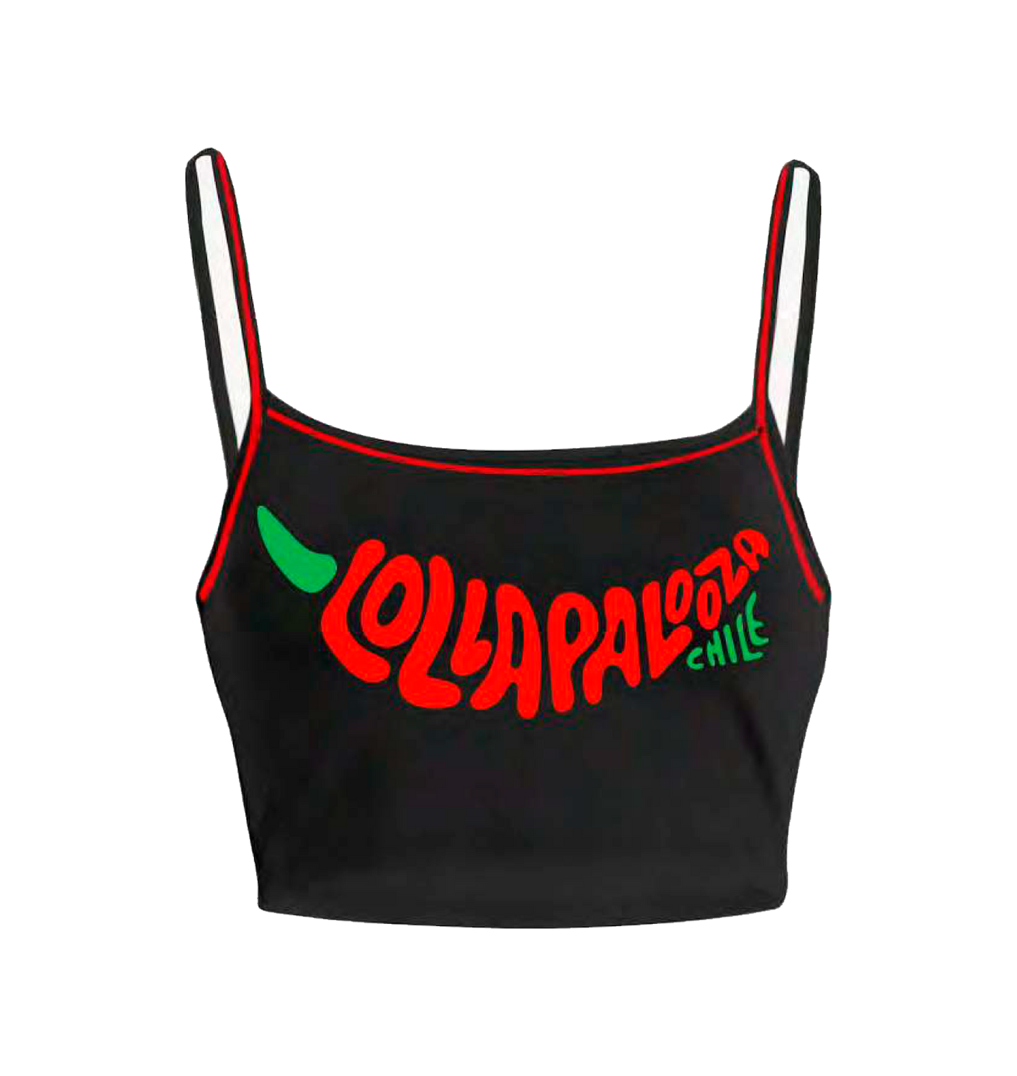 Crop Top Ají Vintage - Lollapalooza