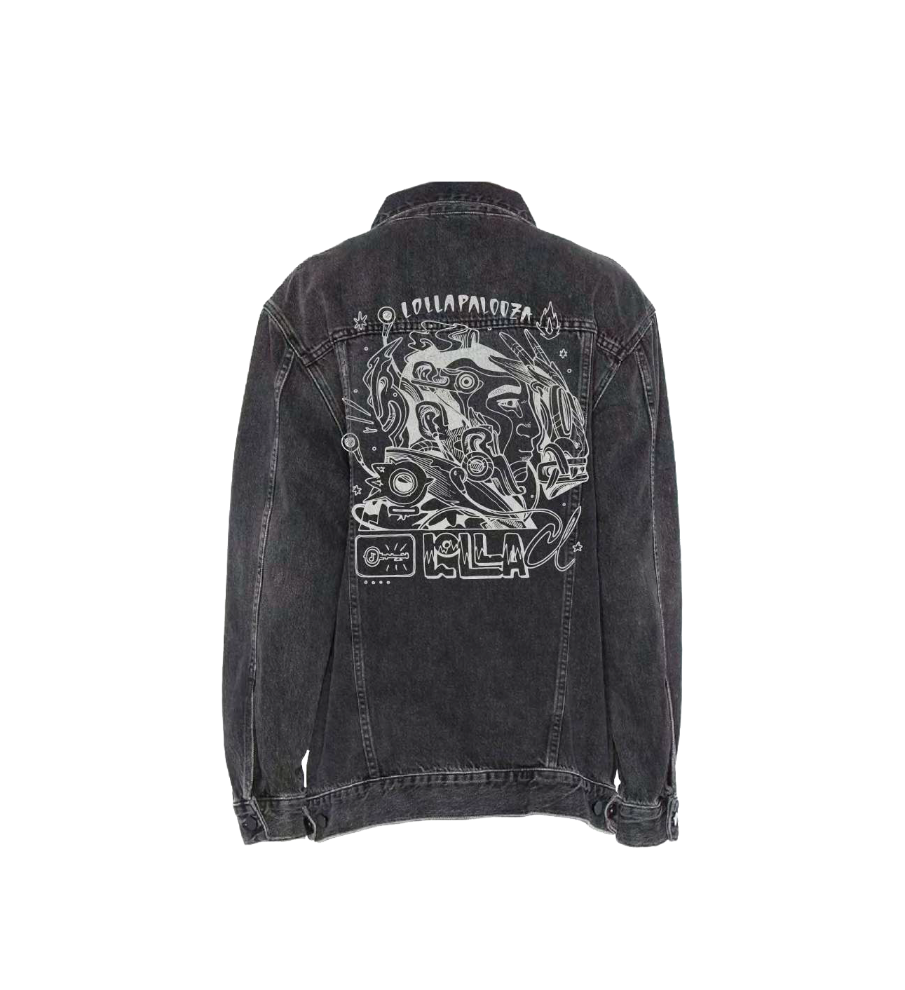 Denim Jacket Vintage - Lollapalooza