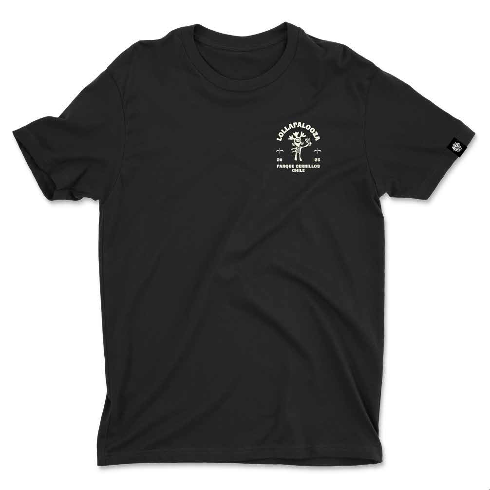 Polera Lollein Black 2025 - Lollapalooza