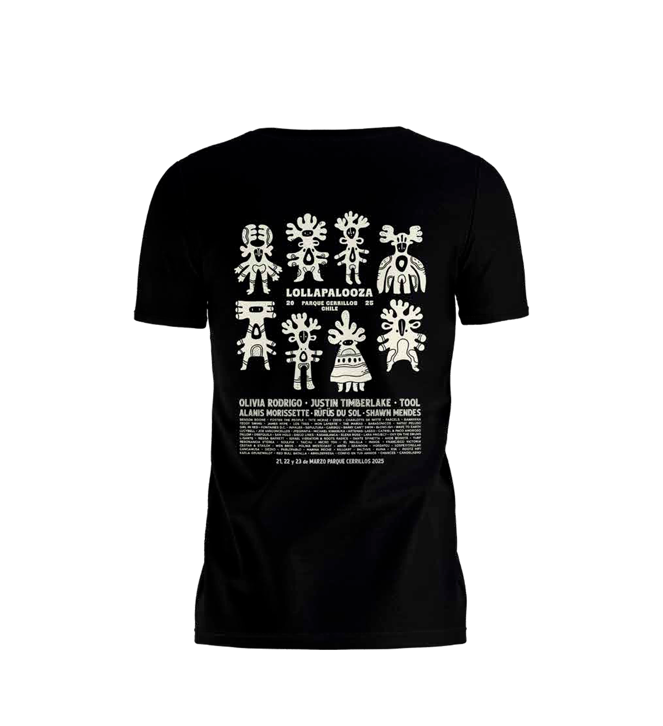 Polera Lollein Mujer 2025 - Lollapalooza