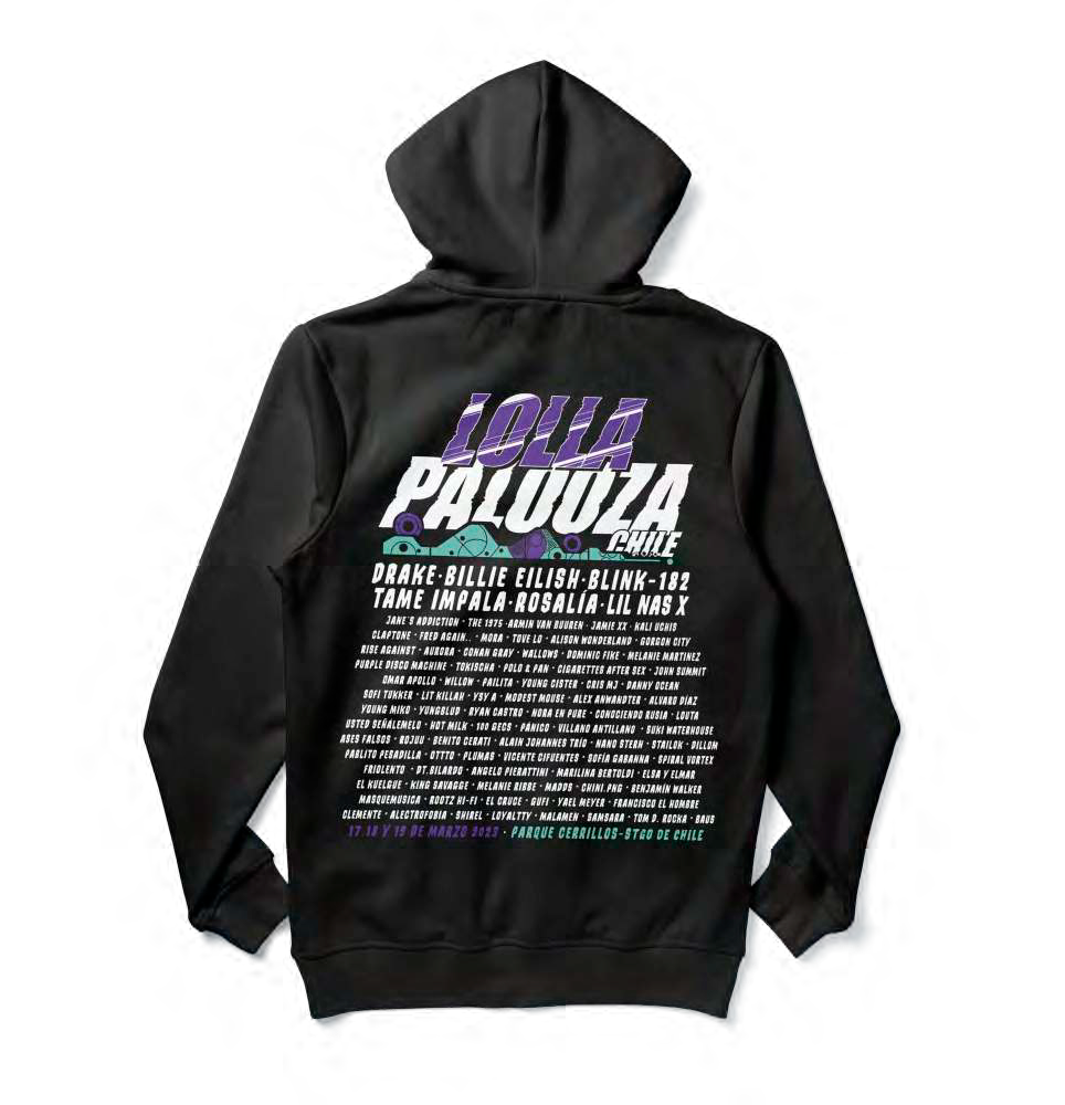 Hoodie Park Line Up Vintage - Lollapalooza