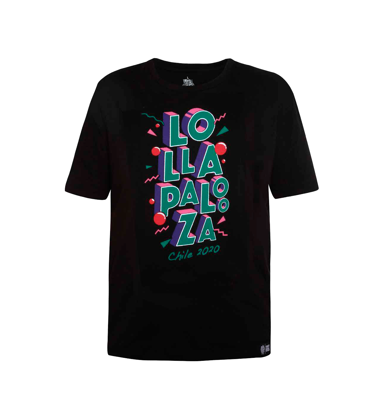 Polera 3D hombre Vintage - Lollapalooza