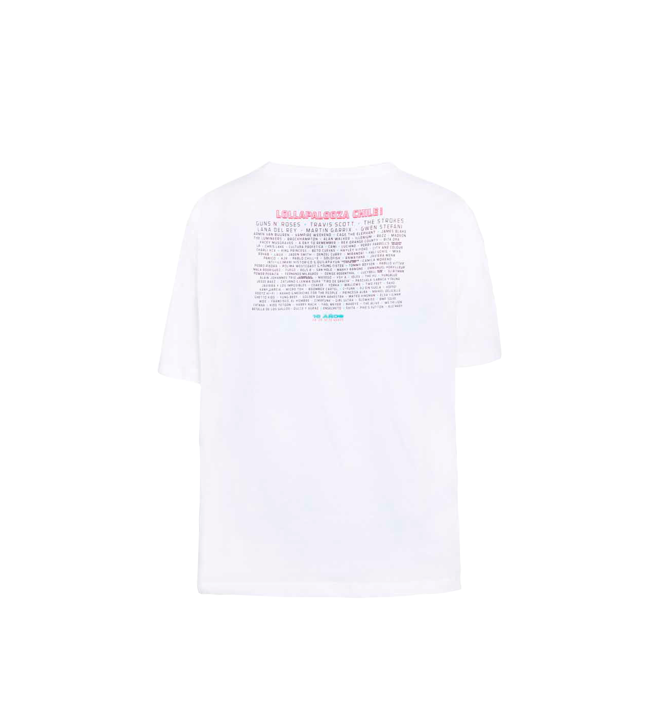 Polera Alvarejo Mujer Vintage - Lollapalooza