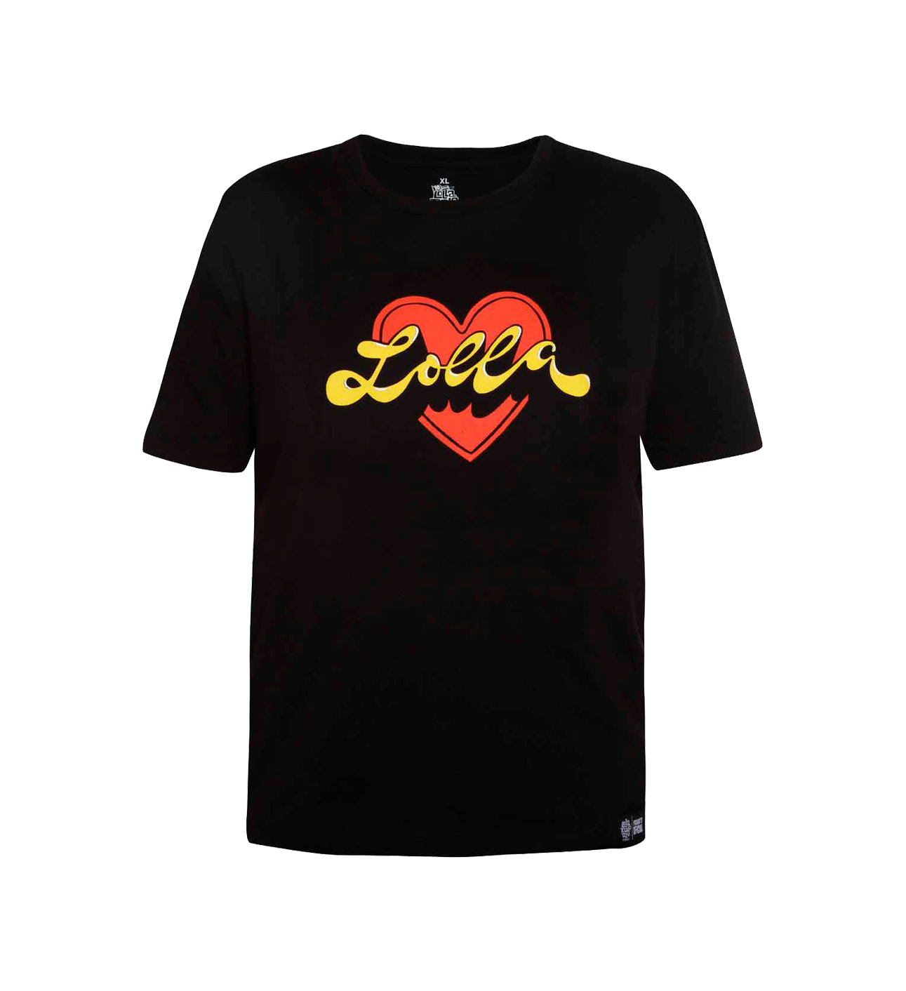 Polera corazón Vintage - Lollapalooza