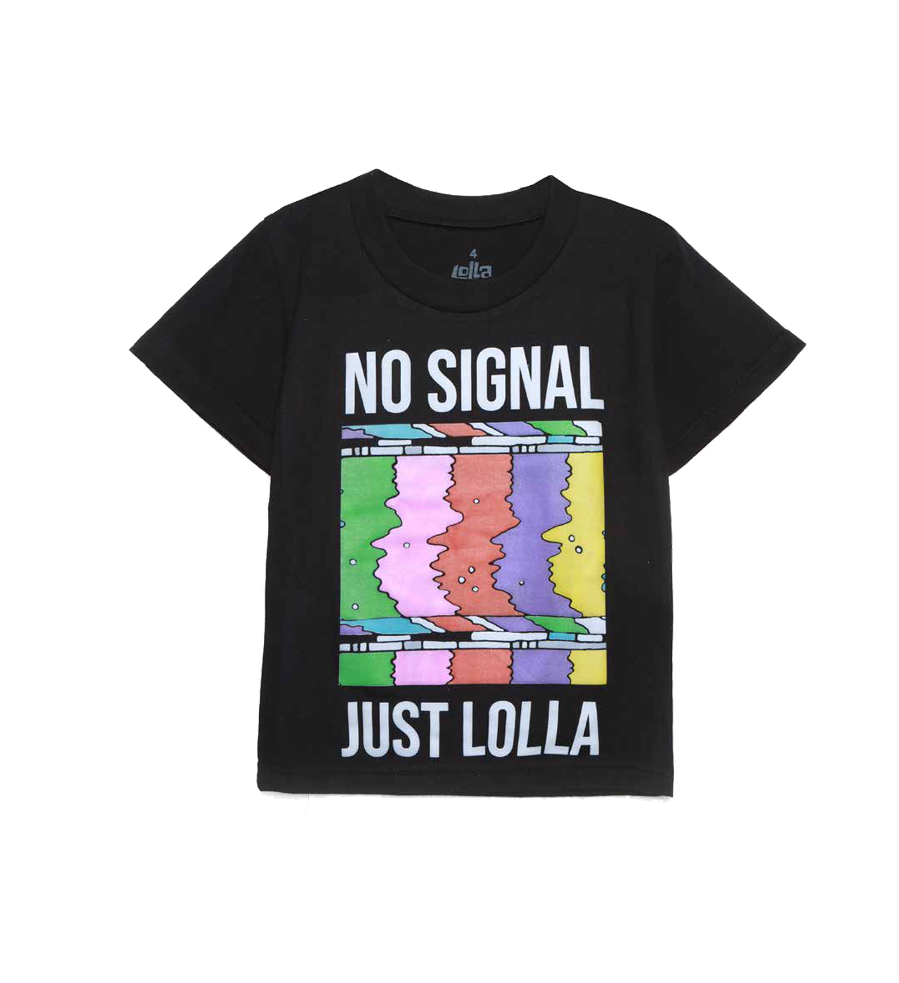 Polera No Signal Kids Vintage - Lollapalooza