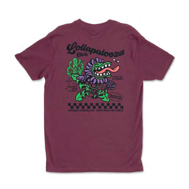 Polera Planta Carnívora Vintage - Lollapalooza