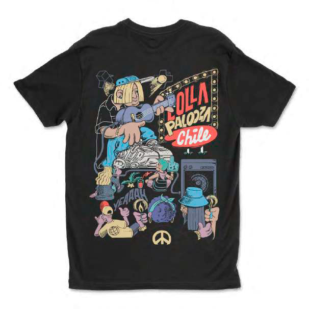 Polera Rappers Vintage - Lollapalooza