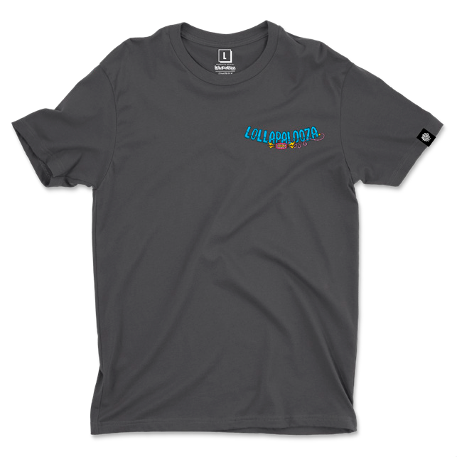 Polera Vale GV Negra Vintage - Lollapalooza
