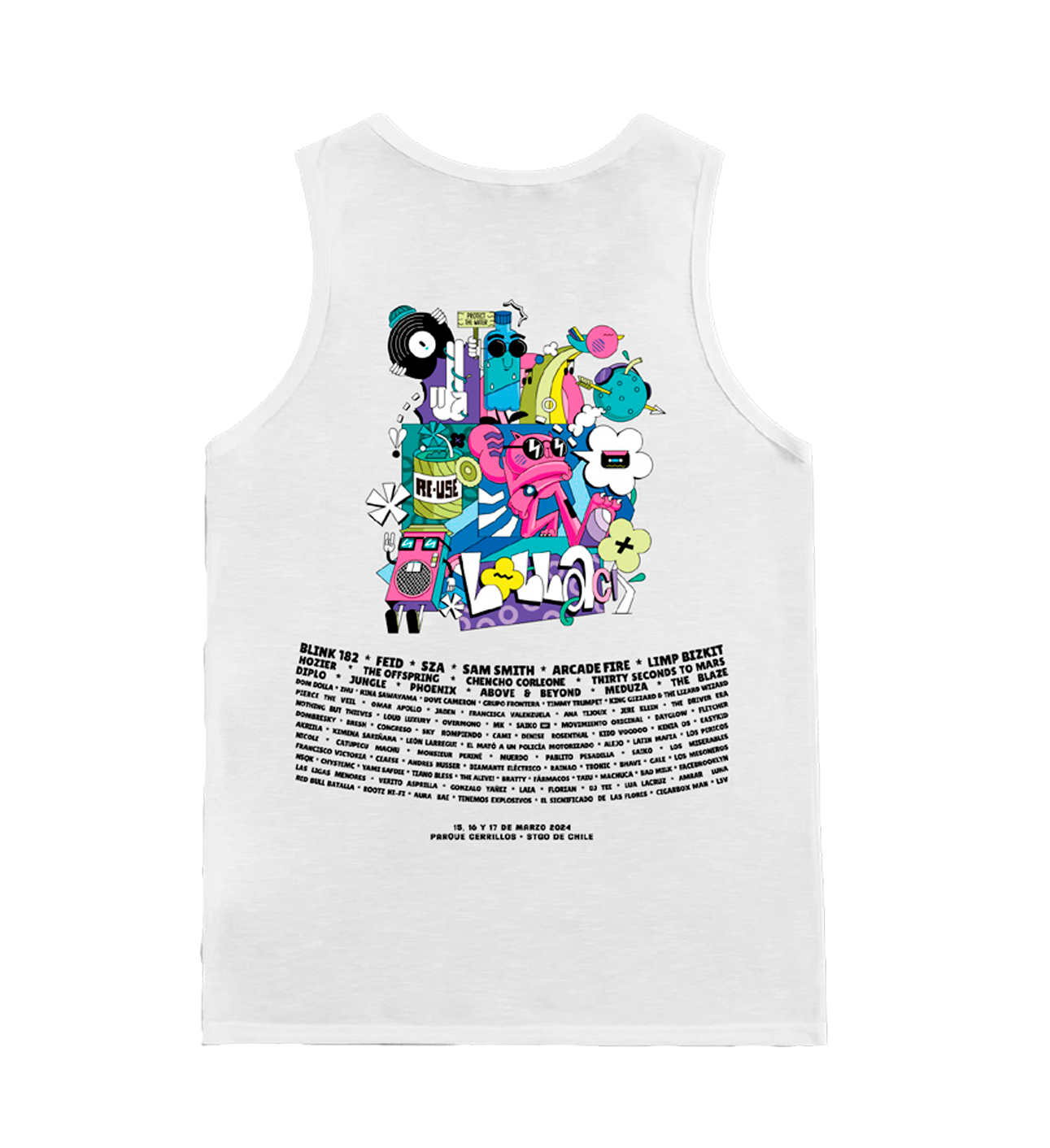 Sudadera JKR Mujer Vintage - Lollapalooza