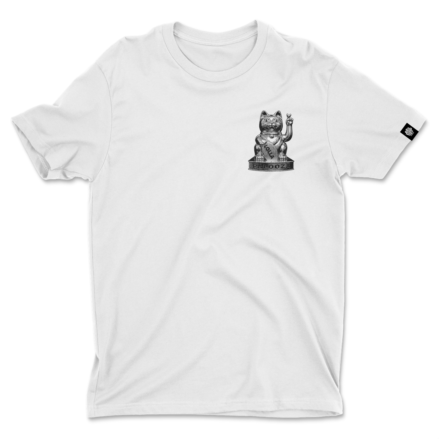 Polera Unisex Blanca - Early Merch - Lollapalooza