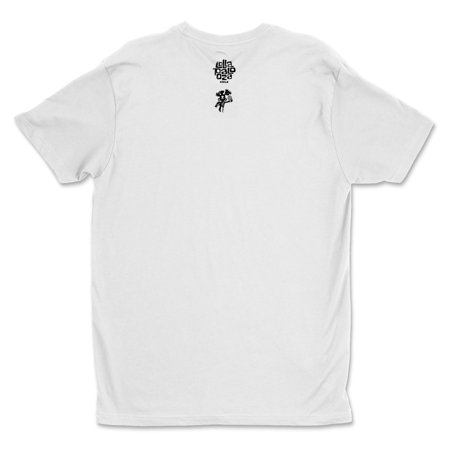Polera Unisex Blanca - Early Merch - Lollapalooza